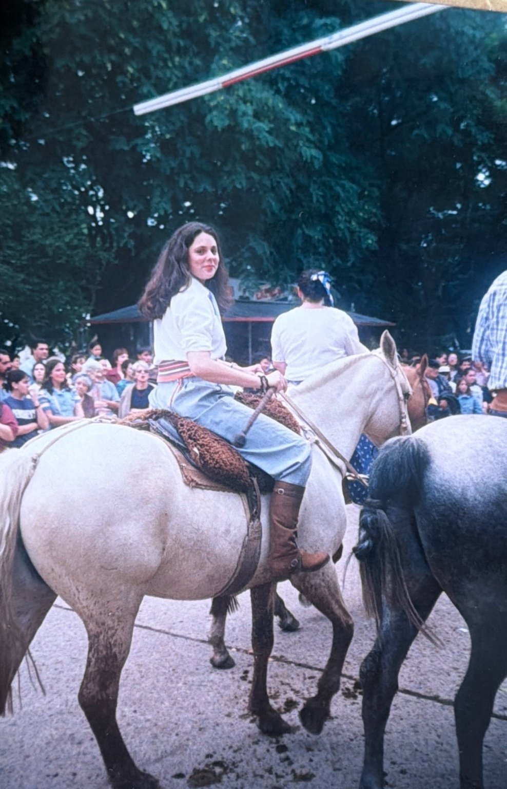 Luciana at the Fiesta de la Patria Gaucha in the city of Tacuarembó