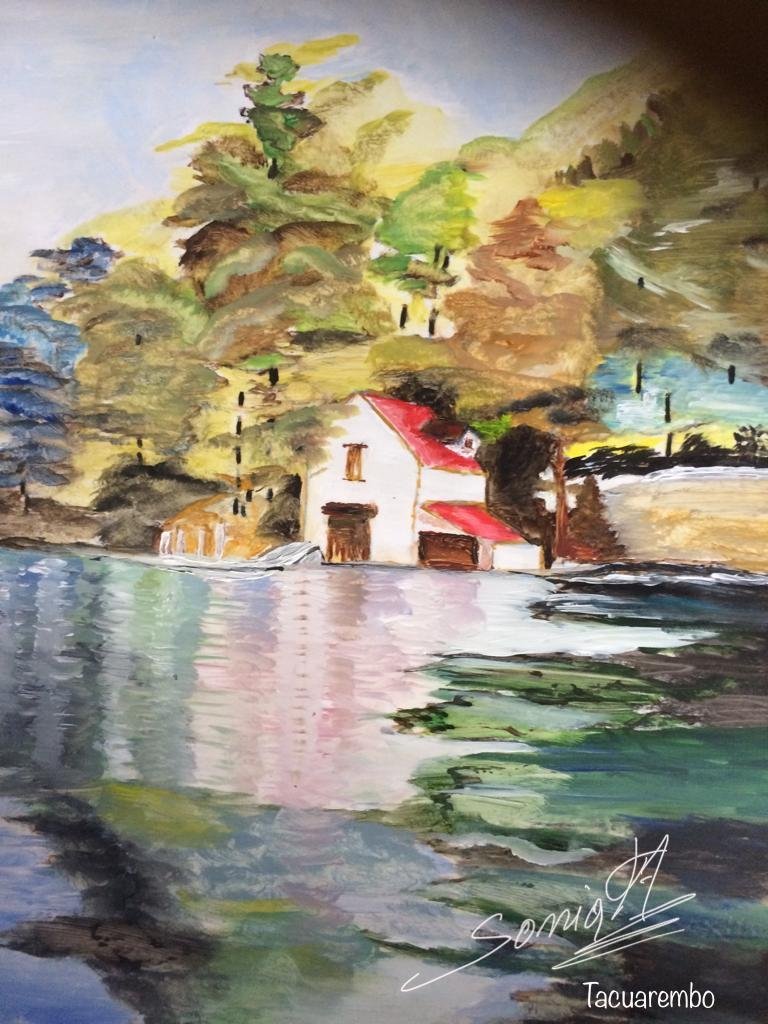 Original landscape oil painting from the existing gallery
